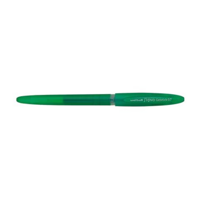 Ручка гелевая Signo GELSTICK, 0.7мм, пишет зеленым UM-170.Green