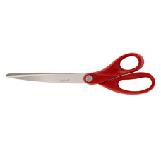 Ножницы Axent Welle 6203-06-A, 25 см, с пластиковыми ручками, красные