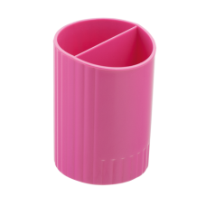 Стакан для письмового приладдя  SFERIK круглий на два відділення, рожевий