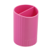 Стакан для письмового приладдя  SFERIK круглий на два відділення, рожевий - ZB.3000-10 ZiBi