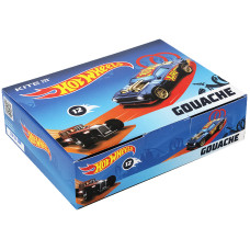 Гуаш Kite Hot Wheels HW21-063, 12 кольорів