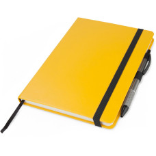 Книга записная Axent Partner Prime 8305-08-A, A5, 145x210 мм, 96 листов, клетка, твердая обложка, желтая