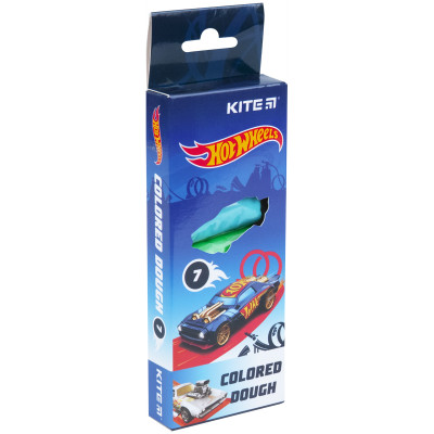 Цветное тесто для лепки Kite Hot Wheels HW21-136, 7*20 г - HW21-136 Kite