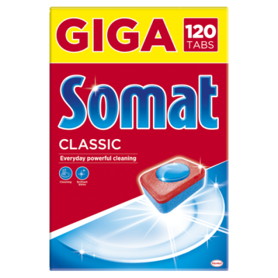 Таблетки для посудомийних машин SOMAT Classic in one 120 шт/уп - sm.67330 Maxi