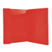 Папка на резинках, JOBMAX, А4, непрозр.пластик, красная - BM.3911-05 Buromax