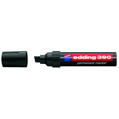 Маркер Permanent e-390 4-12 мм клиноподіб. чорний - e-390/01 Edding
