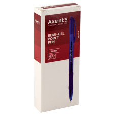 Ручка масляная Axent Flow AB1054-02-A, 0.7 мм, синяя