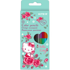 Карандаши цветные двусторонние Kite Hello Kitty HK20-054, 12 шт.