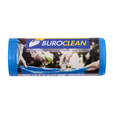 Пакеты для мусора 35л/30 шт, синие, 500х600мм, 8мкм BuroClean EuroStandart