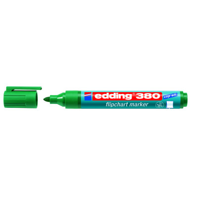 Маркер Flipchart e-380 1,5-3 мм круглий зелений - e-380/04 Edding