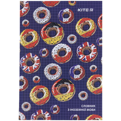 Словарь для записи иностранных слов Kite Donuts K21-407-2, 60 листов K21-407-2