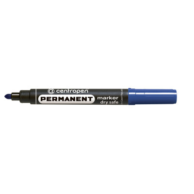 Маркер Permanent Dry Safe 8510 2,5 мм круглий син. - 8510/03 Centropen