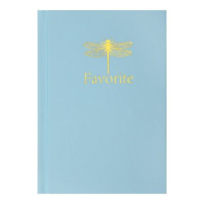 Записна книжка FAVOURITE, PASTEL, А6, 96 арк., кліт, офсет крем, тв. лам. обкл., блакитна - BM.2420-414 Buromax