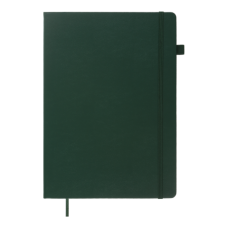 Книга записна PRIMO 190*250, 96 арк., клітинка, обкл. штучна шкіра, зелений