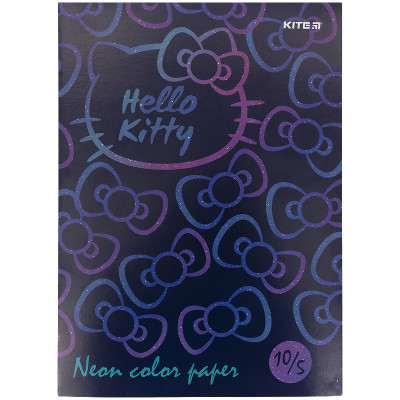 Бумага цветная неоновая Kite Hello Kitty HK21-252 - HK21-252 Kite