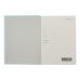 Книга канцелярська FAVOURITE, PASTEL, А4, 96 арк., клітинка, офсет, тверда ламінована обкладинка, м'ятна - BM.2400-438 Buromax