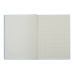Книга канцелярська FAVOURITE, PASTEL, А4, 96 арк., клітинка, офсет, тверда ламінована обкладинка, м'ятна - BM.2400-438 Buromax