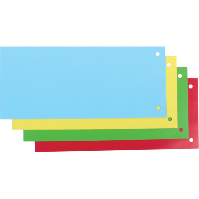 Разделитель листов 240 * 105 мм Economix, картон, цветной, 100 шт. - E30809 Economix