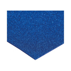 Фоамиран с блестками на клейкой основе, 20х30 см, 2 мм, синий