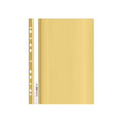 Папка-швидкозшивач А4 Economix Light з перфорацією, жовта - E38504-05 Economix