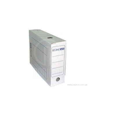 Короб архивный картонний Economix белый 100 мм - E32704-14 Economix
