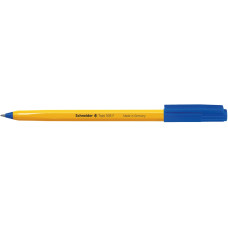 Ручка кулькова SCHNEIDER TOPS 505 F 0,5 мм. Корпус помаранчевий, пише синім