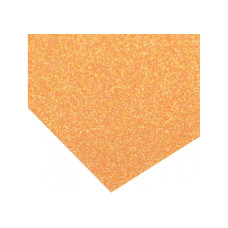 Картон з блискітками флуоресцентний 290±10 г/м 2. Формат A4 (21х29,7см), солодкий мандариновий