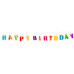 Гірлянда-банер LED Happy Birthday, що світиться, 1,3 м - MX080 Maxi