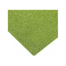 Флизелин с блестками, 20х30 см, 220±10 г/м 2, зеленый