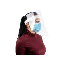 Экран-маска защитный прозрачный, крепление на ленте кнопками