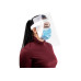 Екран-маска захисний прозорий, кріплення на стрічці кнопками - E30855 Economix