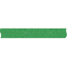 Стрічка декоративна з блискітками зелена 15мм*3м