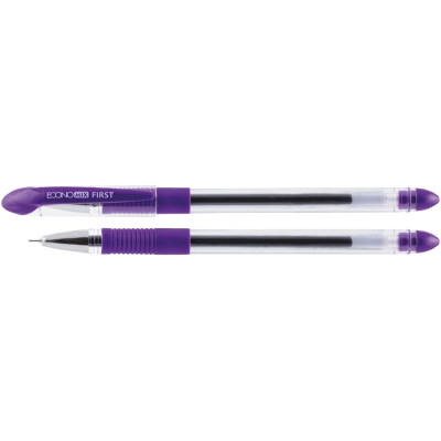 Ручка гелева ECONOMIX FIRST 0,5 мм, фіолетова - E11934-12 Economix