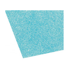 Картон с блестками флуоресцентный 290±10 г/м 2. Формат A4 (21х29,7см), небесный голубой