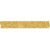 Стрічка декоративна з блискітками золотиста 15мм*3м - MX62038 Maxi