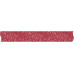 Стрічка декоративна з блискітками червона 15мм*3м - MX62041 Maxi