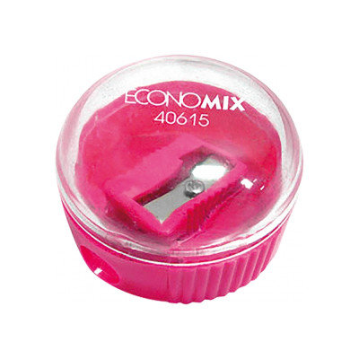 Чинка пластикова з контейнером на 1 лезо - E40615 Economix
