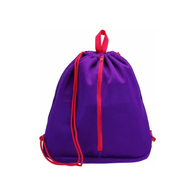 Сумка для обуви с карманом на молнии, фиолетовая - CF86400 COOLFORSCHOOL