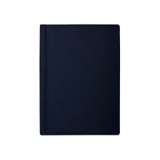 Щоденник недатований, DUBLIN, темно-синій, А5, кремовий блок, лінія