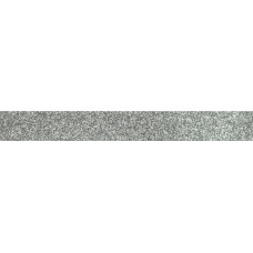 Стрічка декоративна з блискітками срібляста 15мм*3м