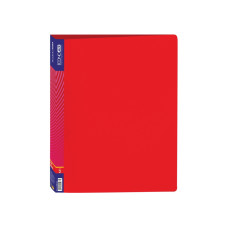 Накопитель А4 36мм 2кольца Еconomix 30701-03 пластиковый с карманом красный 10шт/уп