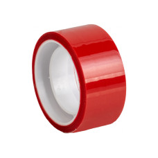 Стрічка клейка канцелярська декоративна 18 мм x 10 м Optima, червона
