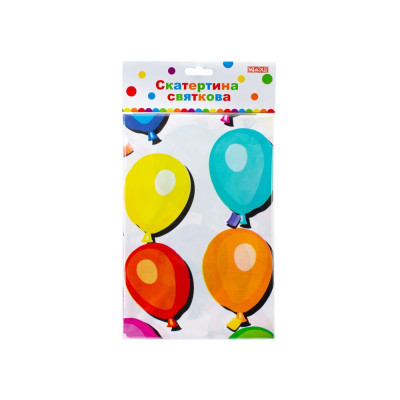 Скатертина ПЕ Balloons 132х182,88 см - MX42055 Maxi
