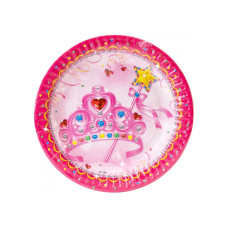 Набор тарелок бумажных Princess, диаметр 17,78 см