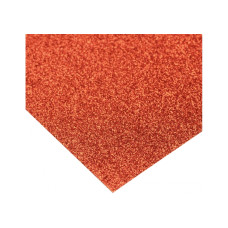Картон с блестками 290±10 г/м 2. Формат A4 (21х29,7см), красный