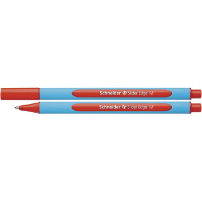 Ручка масляна SCHNEIDER SLIDER EDGE (товщина М-середня), пише червоним - S152102 Schneider