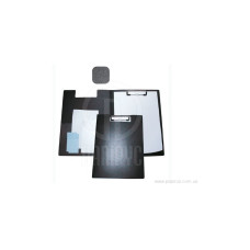 Папка-планшет А4 Economix с прижимом, пластик, черная