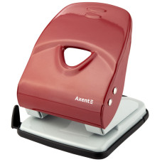 Діркопробивач для паперу Axent Exakt-2 3940-06-A, металевий, 40 листів, червоний