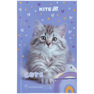 Книга записная твердая обложка А6, 80л., кл., RH