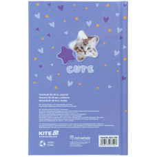 Книга записная твердая обложка А6, 80л., кл., RH